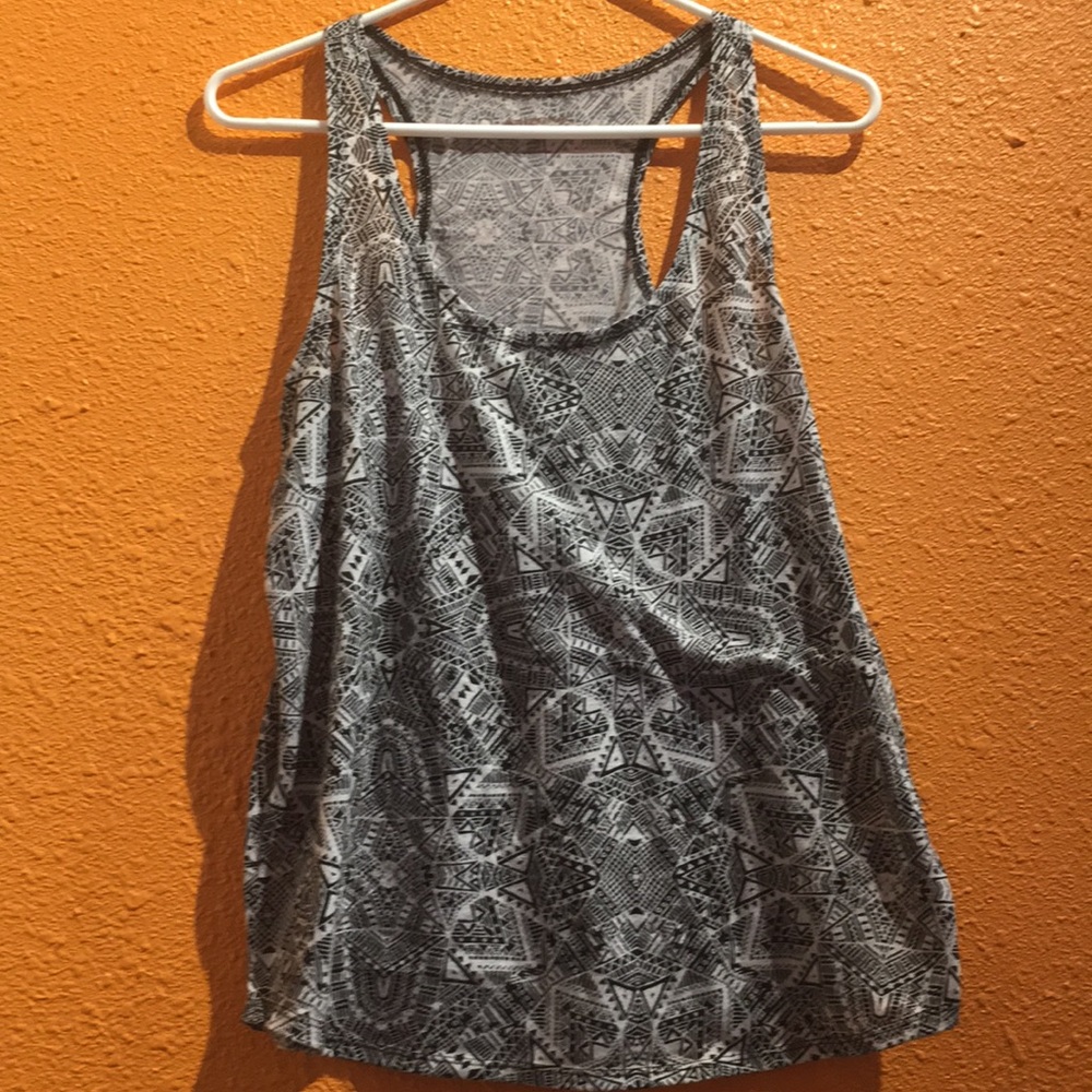 Funky print tank top